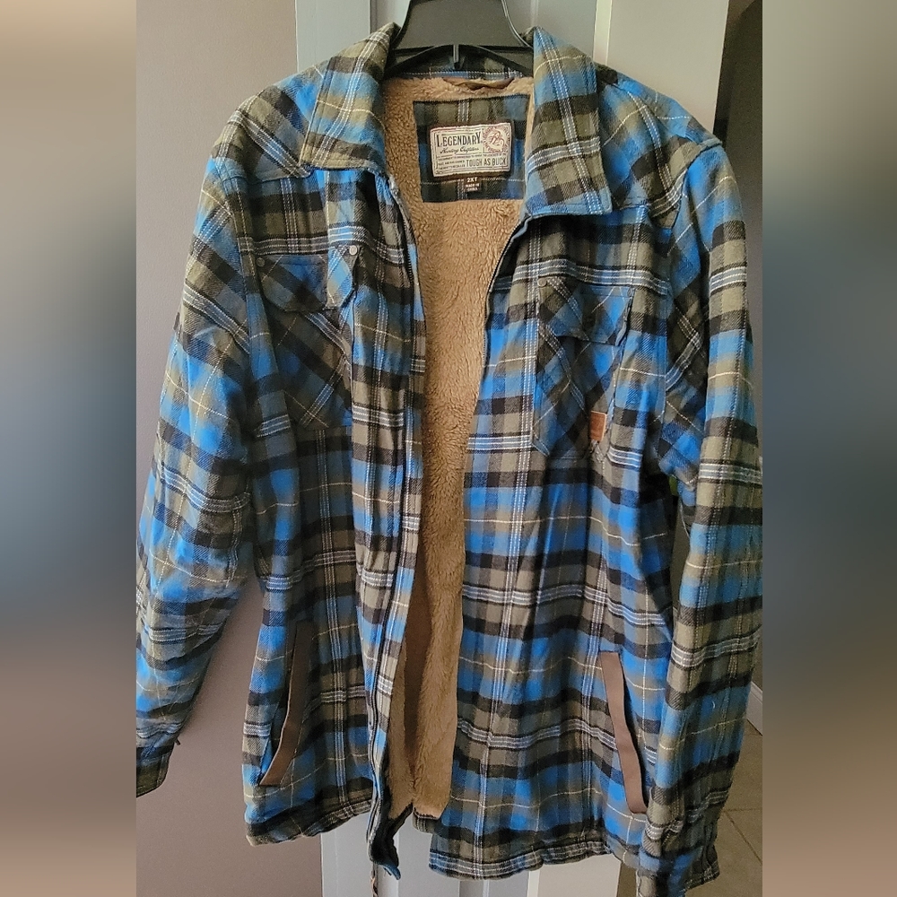 Legendary Whitetails fleece lined flannel 2XT